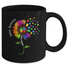 Choose Kind Autism Awareness Sunflower Mom Women Mug | siriusteestore