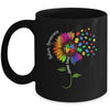 Choose Kind Autism Awareness Sunflower Mom Women Mug | siriusteestore