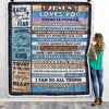 Christian Blankets And Throws Religious For Women Men Inspirational Scripture Blanket Spiritual For Women Faith Over Fear Fleece Throw Blanket | siriusteestore