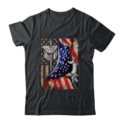 Christian For Men Women Proud American Flag Patriotic Shirt & Hoodie | siriusteestore