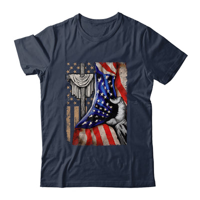 Christian For Men Women Proud American Flag Patriotic Shirt & Hoodie | siriusteestore