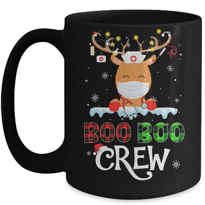 Christmas Boo Boo Crew Reindeer Nurse Buffalo Plaid Nurse Mug | siriusteestore