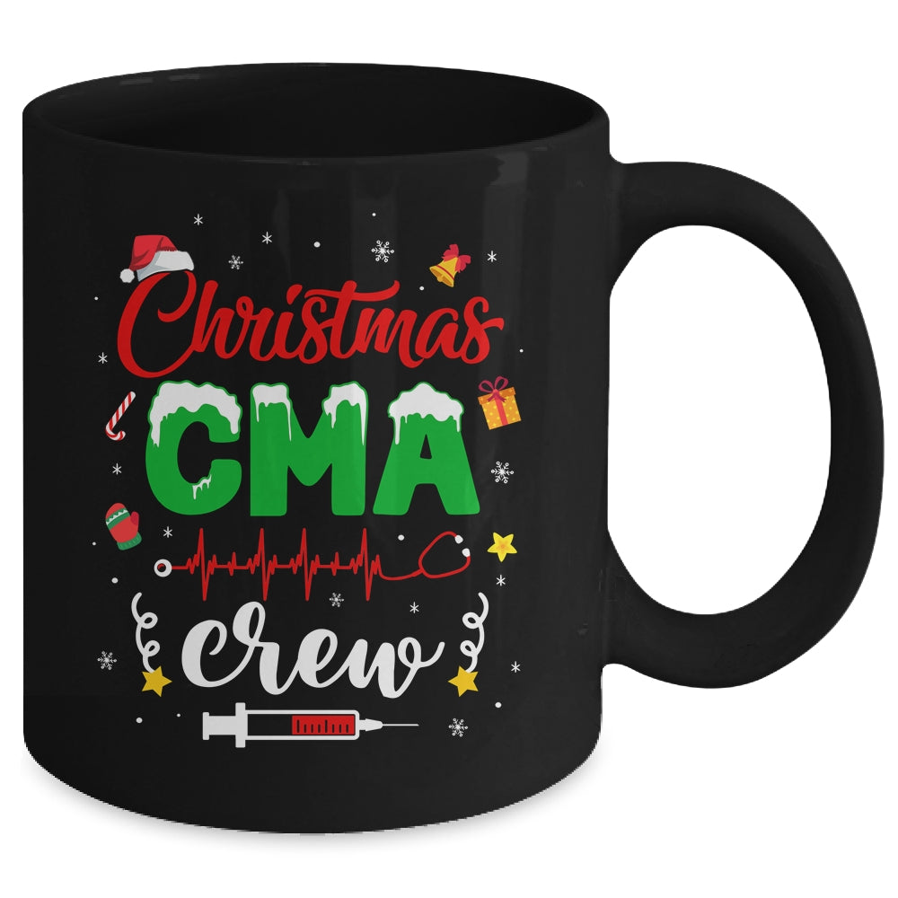 Christmas Cma Crew Stethoscope Lights Funny Xmas Mug | siriusteestore