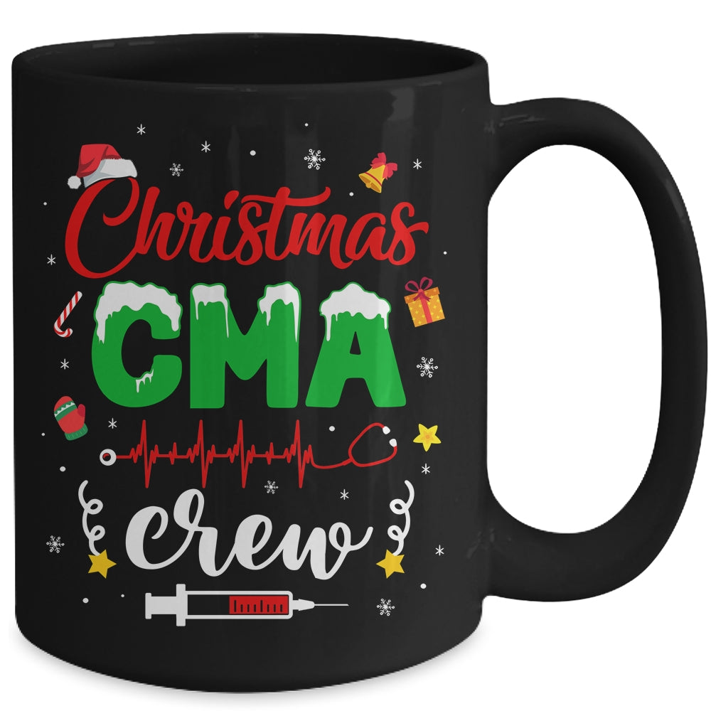 Christmas Cma Crew Stethoscope Lights Funny Xmas Mug | siriusteestore