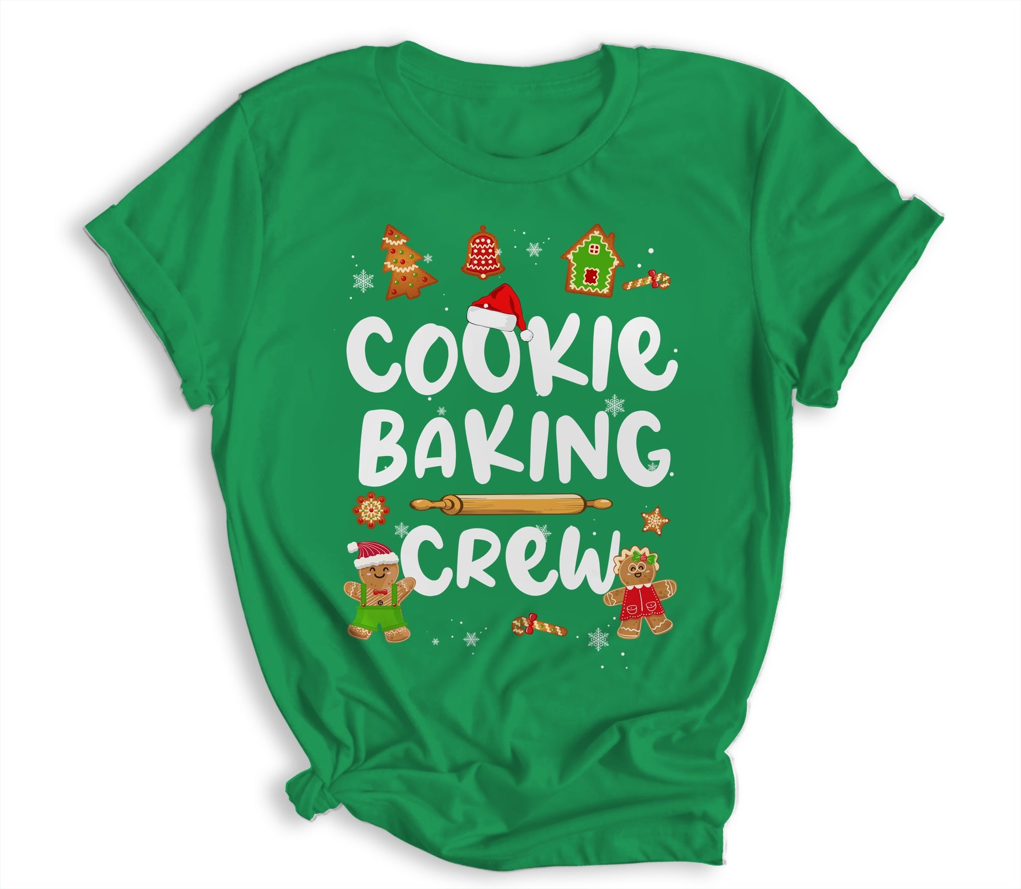 Christmas Cookie Baking Crew Funny Pajamas Family Xmas Shirt & Sweatshirt | siriusteestore