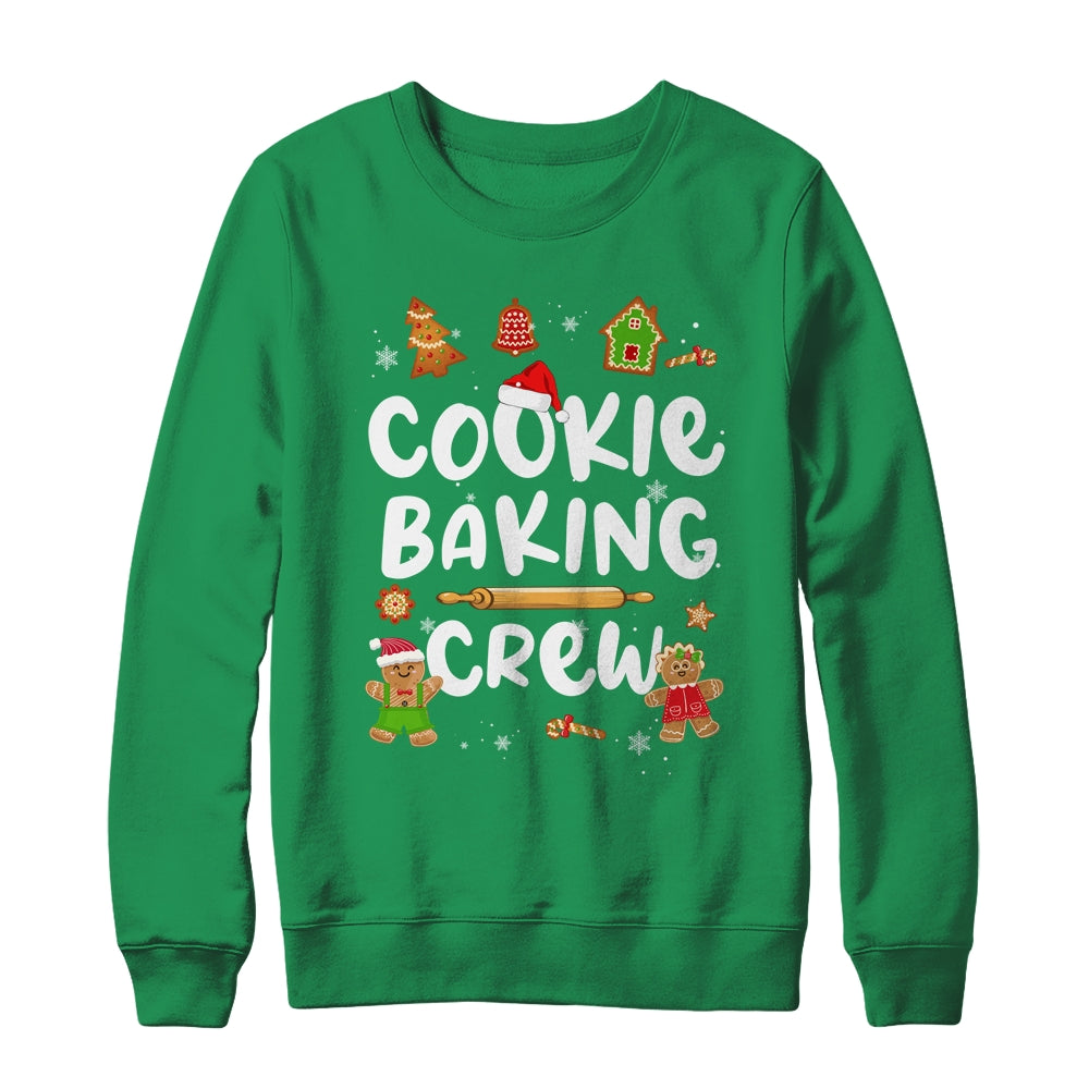 Christmas Cookie Baking Crew Funny Pajamas Family Xmas Shirt & Sweatshirt | siriusteestore