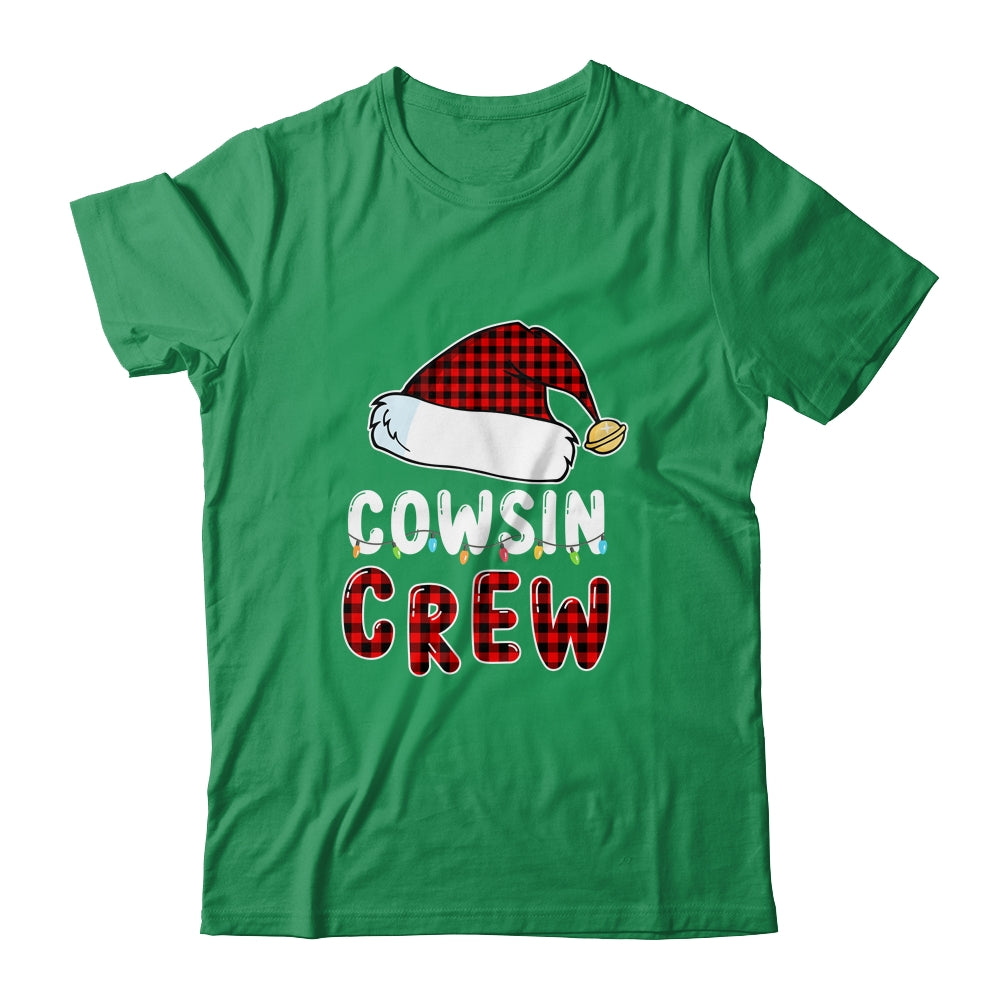 Christmas Cousin Crew Buffalo Red Plaid Pajamas Family Xmas Shirt & Sweatshirt | siriusteestore