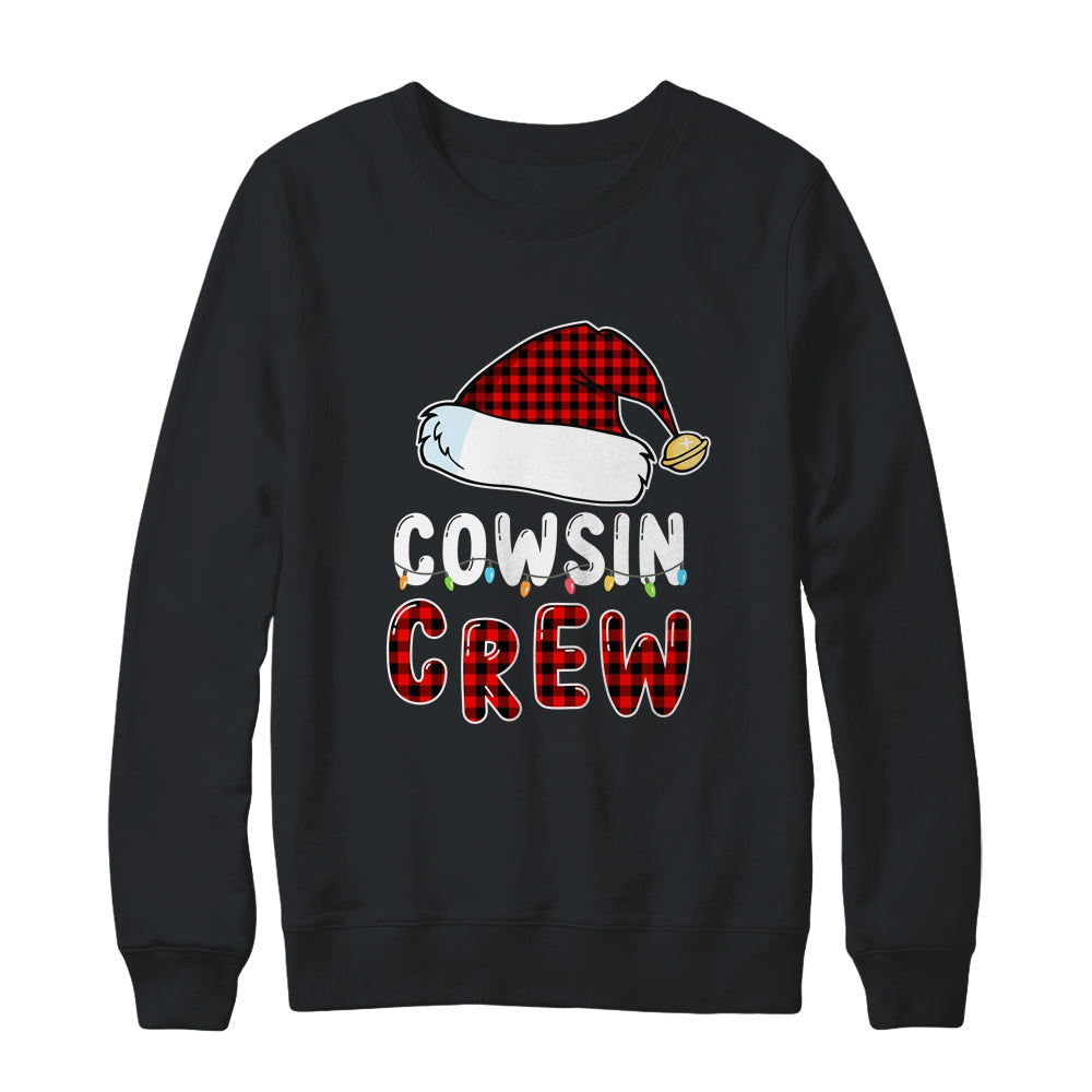 Christmas Cousin Crew Buffalo Red Plaid Pajamas Family Xmas Shirt & Sweatshirt | siriusteestore