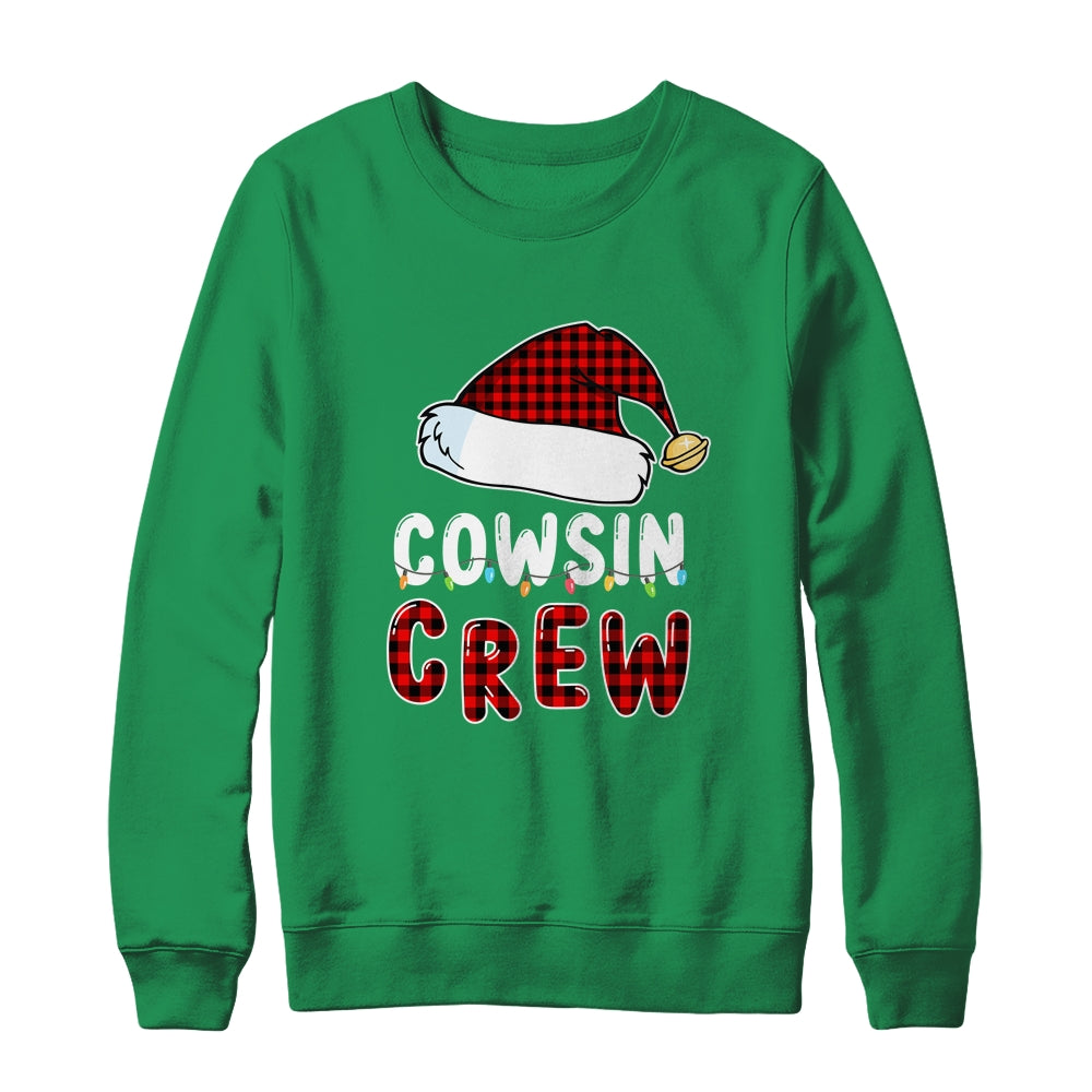 Christmas Cousin Crew Buffalo Red Plaid Pajamas Family Xmas Shirt & Sweatshirt | siriusteestore