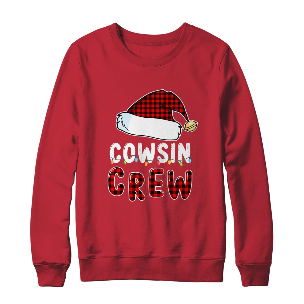 Christmas Cousin Crew Buffalo Red Plaid Pajamas Family Xmas Shirt & Sweatshirt | siriusteestore