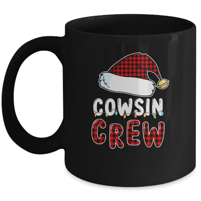 Christmas Cousin Crew Buffalo Red Plaid Pajamas Family Xmas Mug | siriusteestore