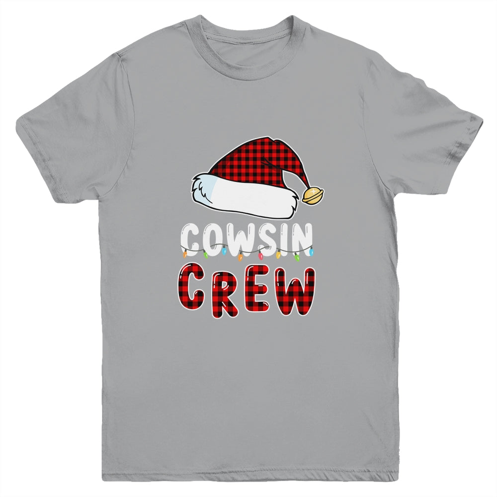 Christmas Cousin Crew Buffalo Red Plaid Pajamas Family Xmas Youth Shirt | siriusteestore