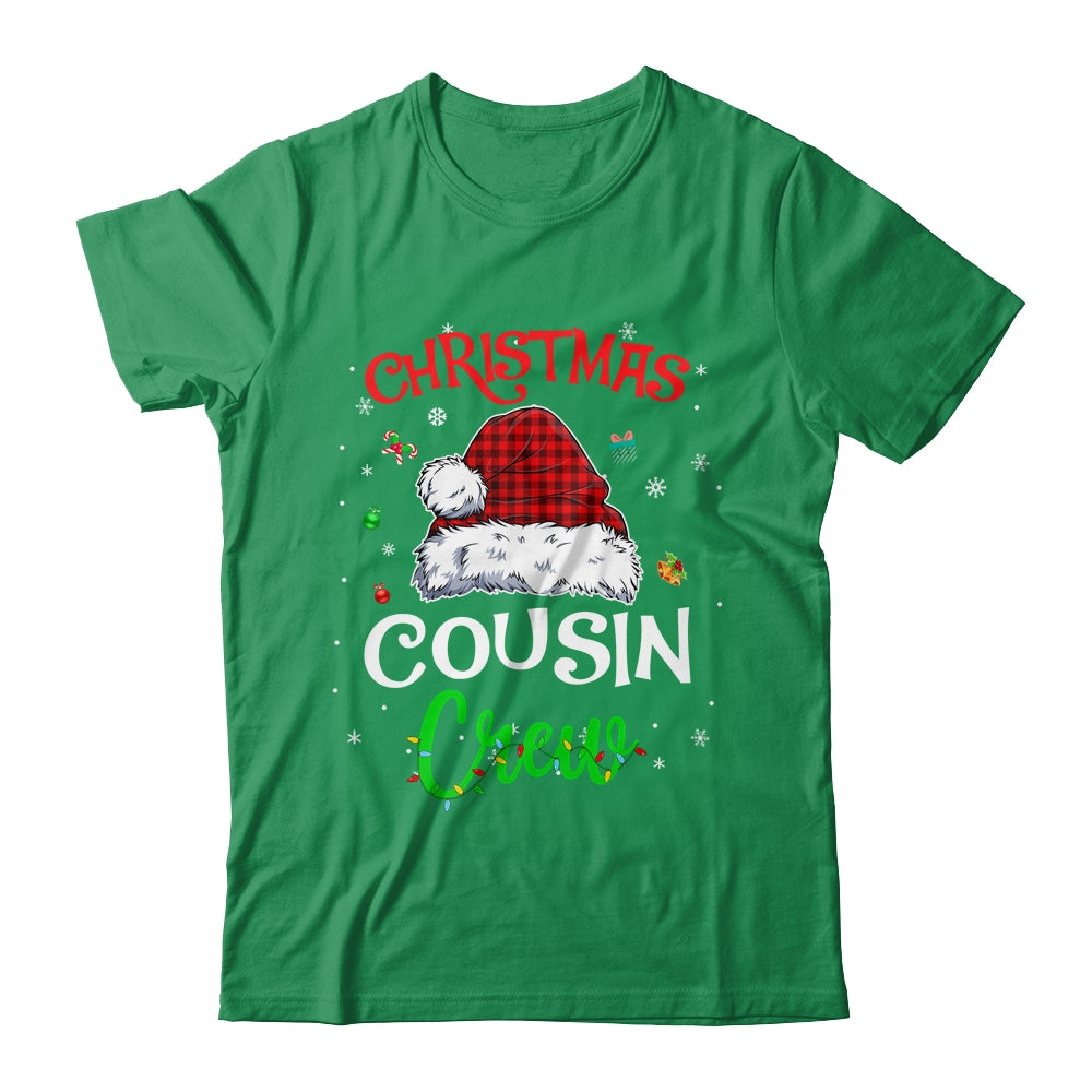 Christmas Cousin Crew Funny Red Plaid Matching Family Shirt & Sweatshirt | siriusteestore