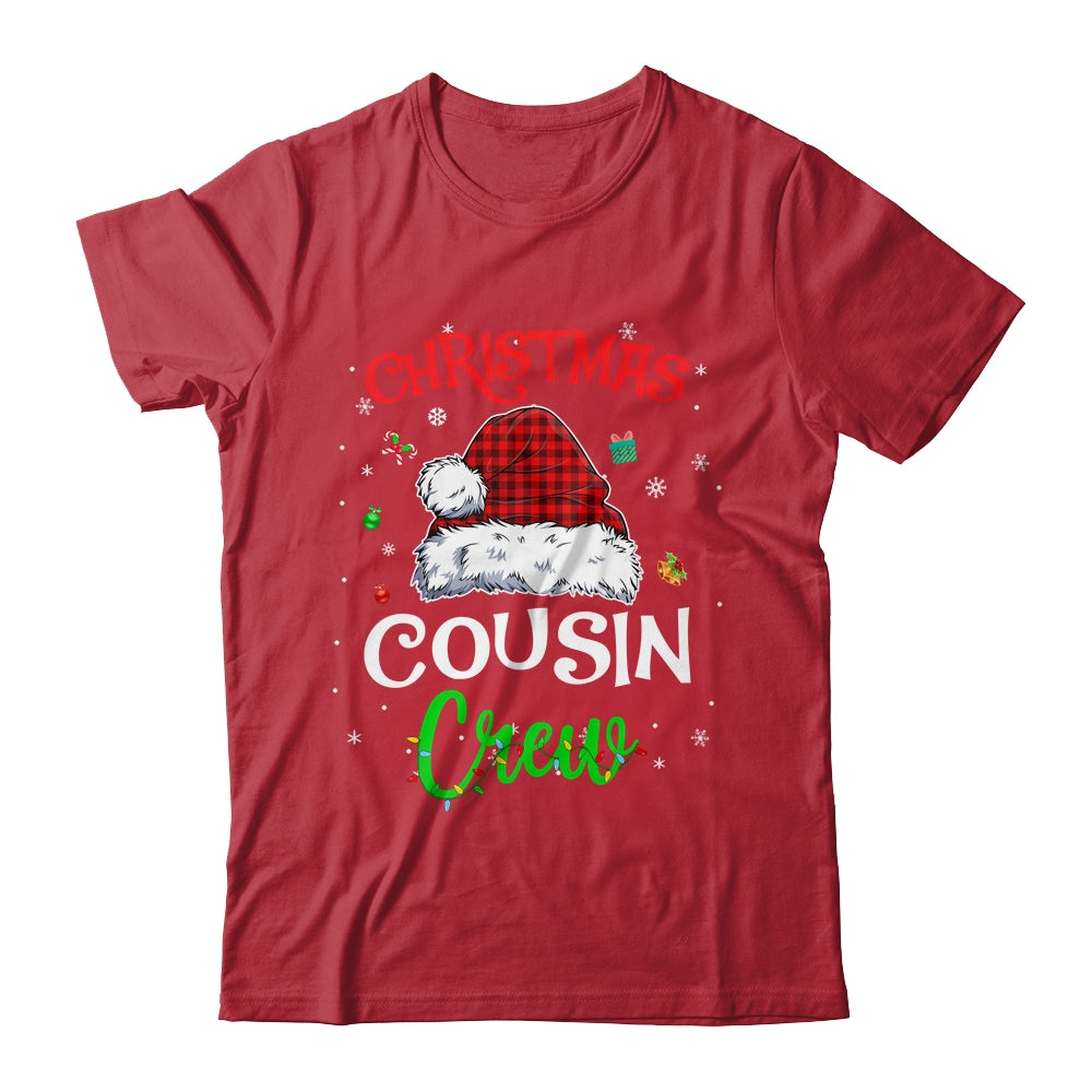 Christmas Cousin Crew Funny Red Plaid Matching Family Shirt & Sweatshirt | siriusteestore