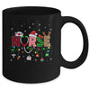 Christmas Crew Reindeer Nurse Buffalo Plaid Nurse Mug | siriusteestore