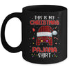 Christmas Gamer Santa Red Plaid This Is My Christmas Pajama Mug | siriusteestore