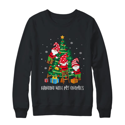 Christmas Gnome Hanging With My Gnomies Tree Holiday Shirt & Sweatshirt | siriusteestore