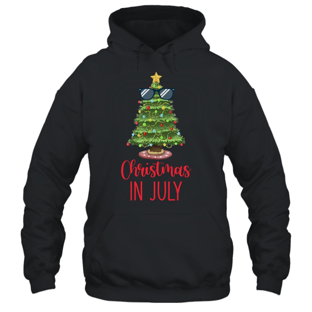 Christmas In July Christmas Tree Sunglasses Summer Vacation Shirt & Tank Top | siriusteestore