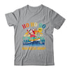 Christmas In July Funny Santa Surfing Summer Beach Vacation Shirt & Tank Top | siriusteestore