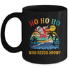 Christmas In July Funny Santa Surfing Summer Beach Vacation Mug | siriusteestore