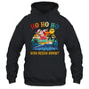 Christmas In July Funny Santa Surfing Summer Beach Vacation Shirt & Tank Top | siriusteestore