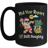 Christmas In July Mid Year Report Still Naughty pineapple Mug | siriusteestore