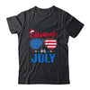 Christmas In July Santa Hat Sunglasses Summer Celebration Shirt & Tank Top | siriusteestore