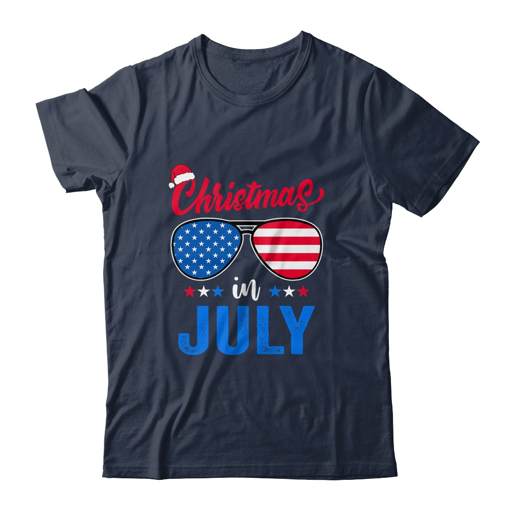 Christmas In July Santa Hat Sunglasses Summer Celebration Christmas In July Santa Hat Sunglasses Summer Celebration