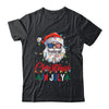 Christmas In July Santa Hat Sunglasses USA Flag Summer Shirt & Tank Top | siriusteestore