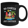 Christmas In July Santa No Cookies Just Cocktails Mug | siriusteestore