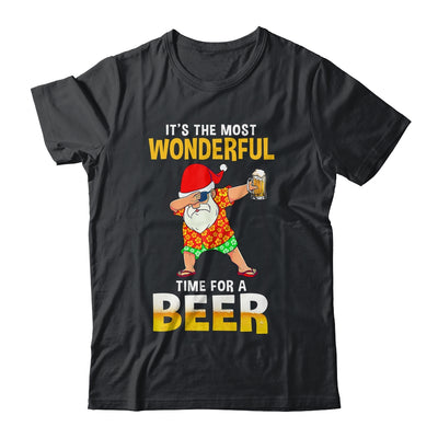 Christmas In July Santa Shirt Hawaiian Funny Wonderful Beer Shirt & Hoodie | siriusteestore