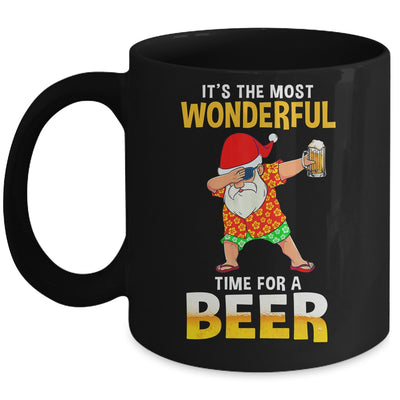 Christmas In July Santa Shirt Hawaiian Funny Wonderful Beer Mug | siriusteestore