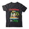 Christmas In July Santa Tie Dye Summer Surf Surfing Surfer Shirt & Hoodie | siriusteestore