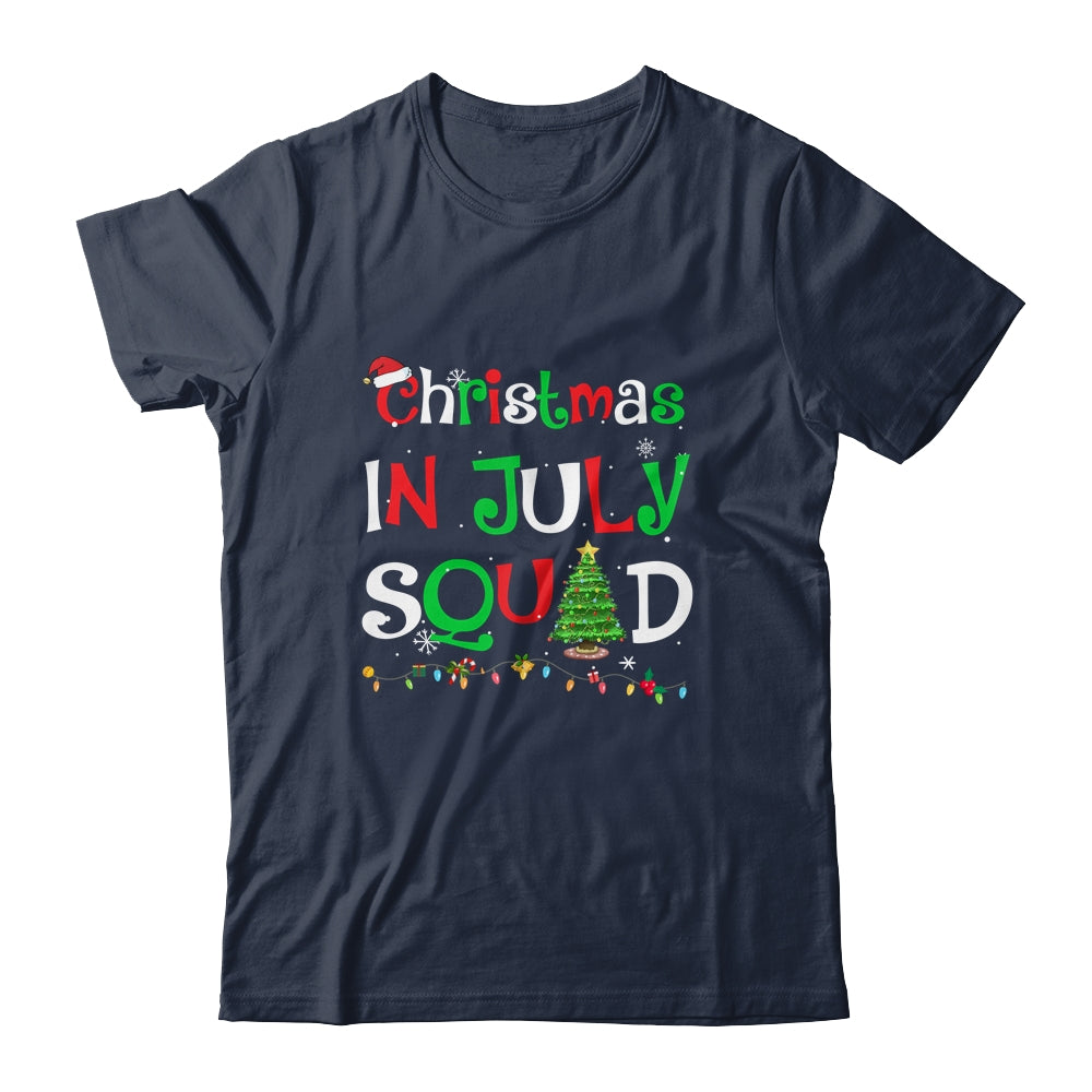 Christmas In July Squad Funny Summer Xmas Shirt & Tank Top | siriusteestore