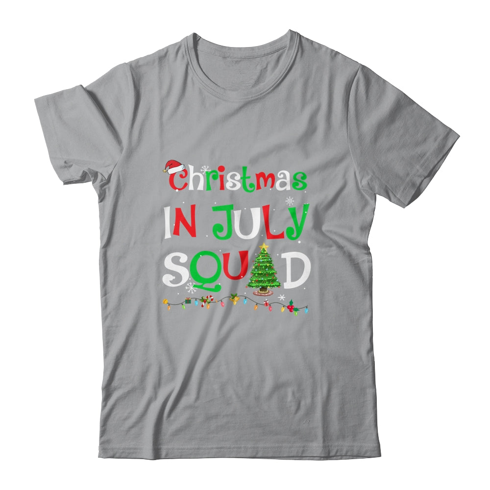 Christmas In July Squad Funny Summer Xmas Shirt & Tank Top | siriusteestore