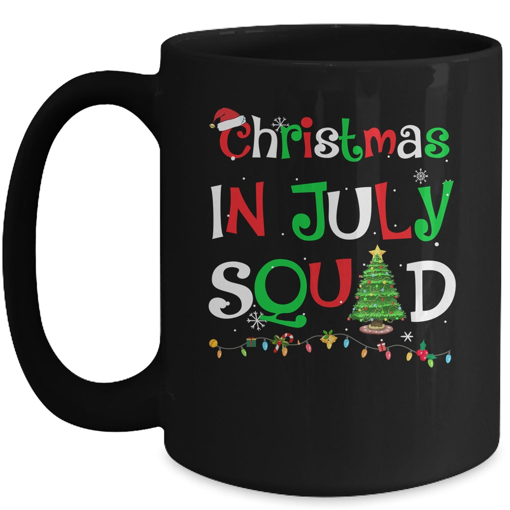 Christmas In July Squad Funny Summer Xmas Mug | siriusteestore