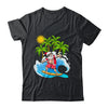 Christmas In July Summer Santa Claus Beach Hawaii Surf Shirt & Hoodie | siriusteestore