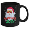 Christmas In July Summer Santa Sunglasses Xmas Funny Mug | siriusteestore