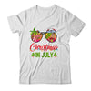 Christmas In July Sunglasses Santa Flamingo Beach Vacation Shirt & Tank Top | siriusteestore
