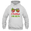 Christmas In July Sunglasses Santa Flamingo Beach Vacation Shirt & Tank Top | siriusteestore