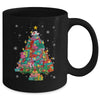Christmas Library Tree Funny Xmas Librarian And Book Lover Mug | siriusteestore