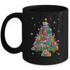 Christmas Library Tree Funny Xmas Librarian And Book Lover Mug | siriusteestore