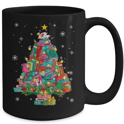 Christmas Library Tree Funny Xmas Librarian And Book Lover Mug | siriusteestore