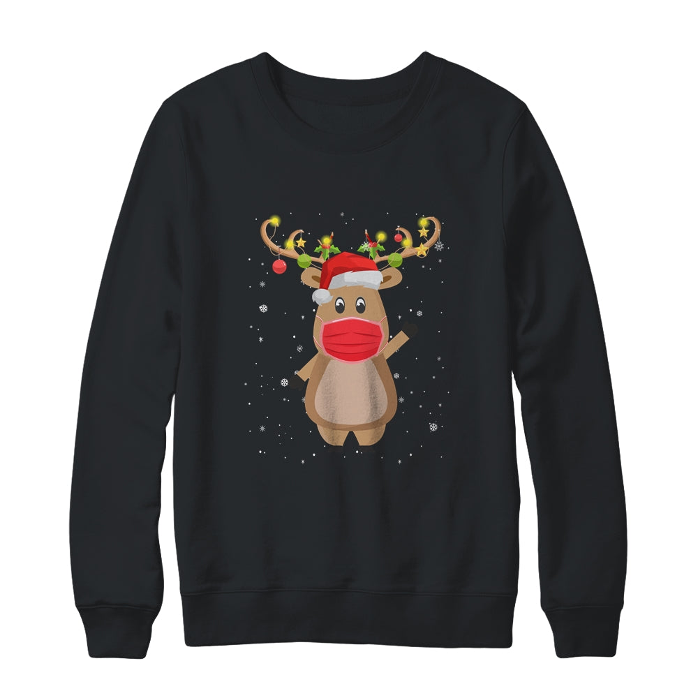 Christmas Mask Cute Reindeer Mask For Holidays Shirt & Sweatshirt | siriusteestore