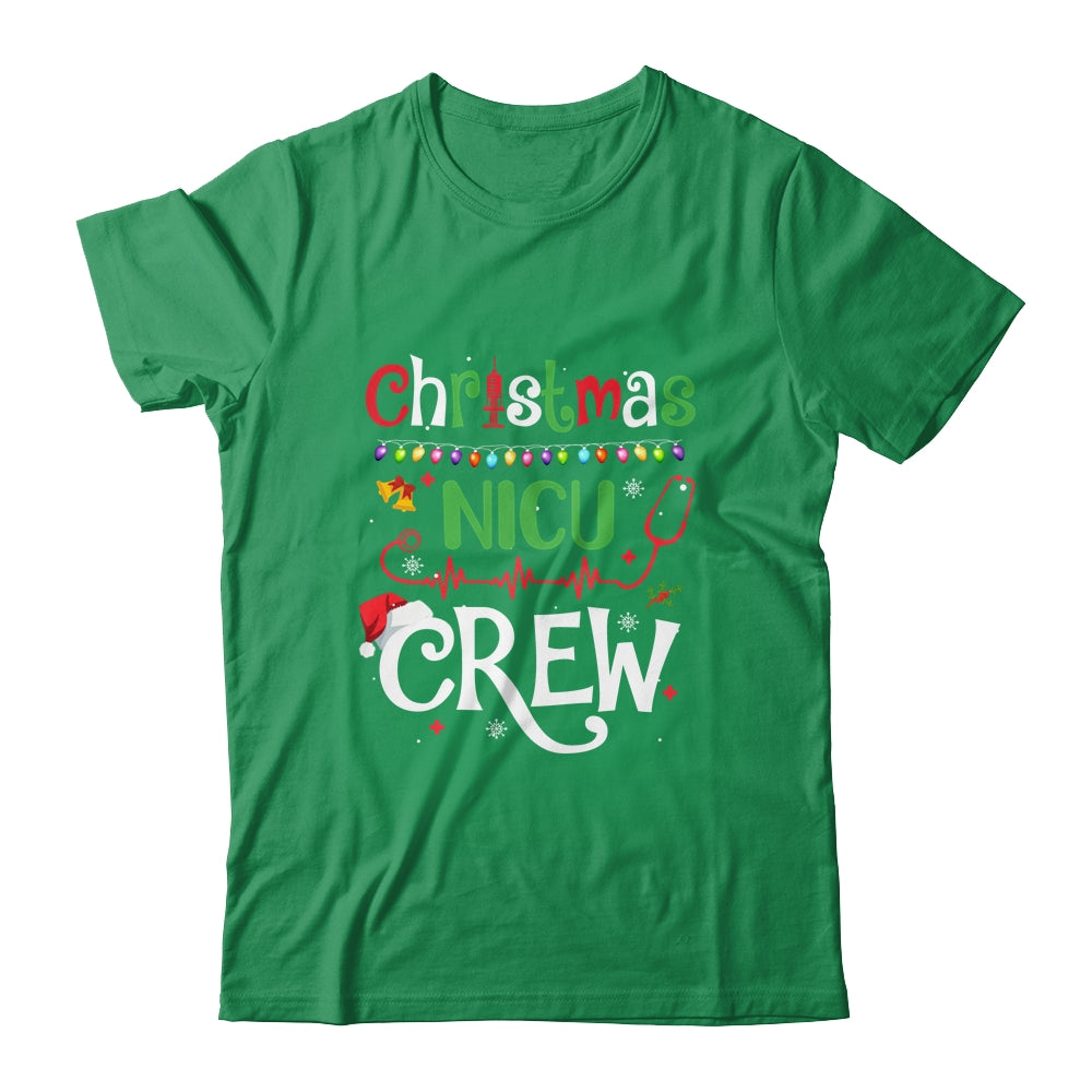 Christmas NICU Crew Nurse Doctor Tech Neonatal ICU Squad Shirt & Sweatshirt | siriusteestore