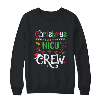 Christmas NICU Crew Nurse Doctor Tech Neonatal ICU Squad Shirt & Sweatshirt | siriusteestore