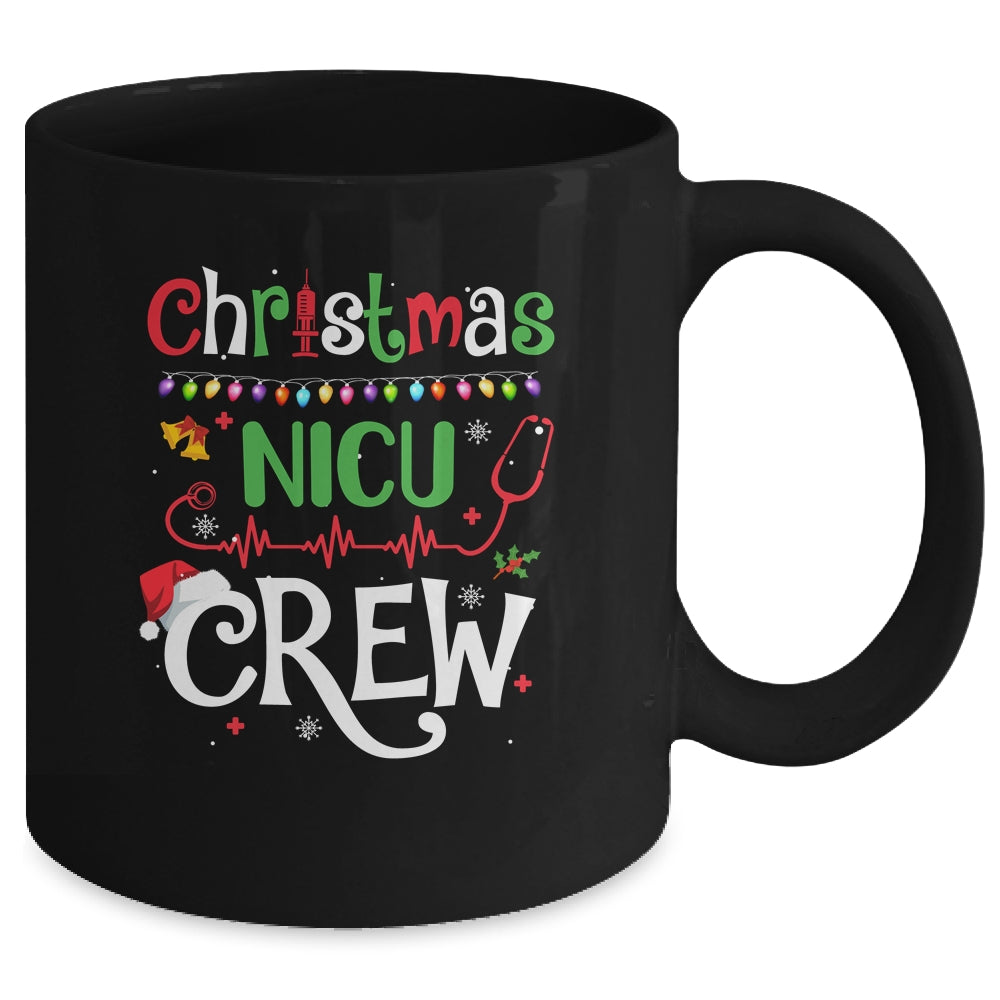 Christmas NICU Crew Nurse Doctor Tech Neonatal ICU Squad Mug | siriusteestore