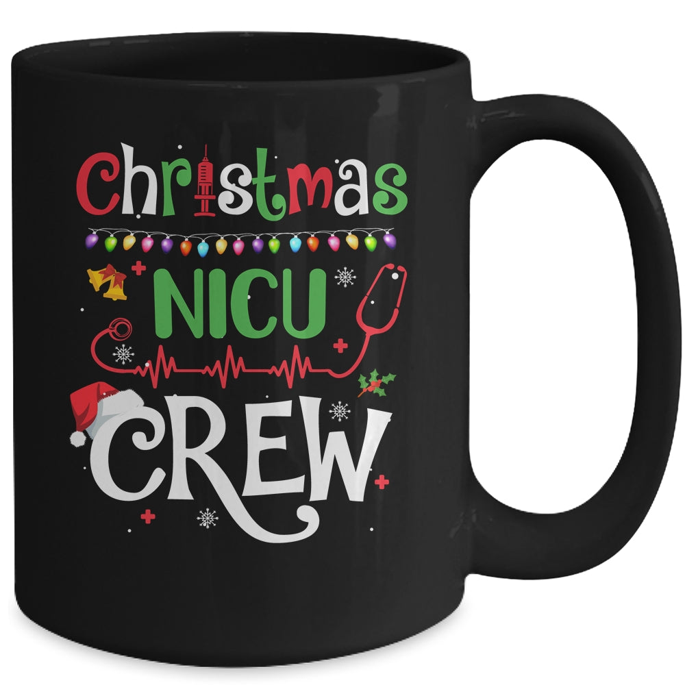 Christmas NICU Crew Nurse Doctor Tech Neonatal ICU Squad Mug | siriusteestore