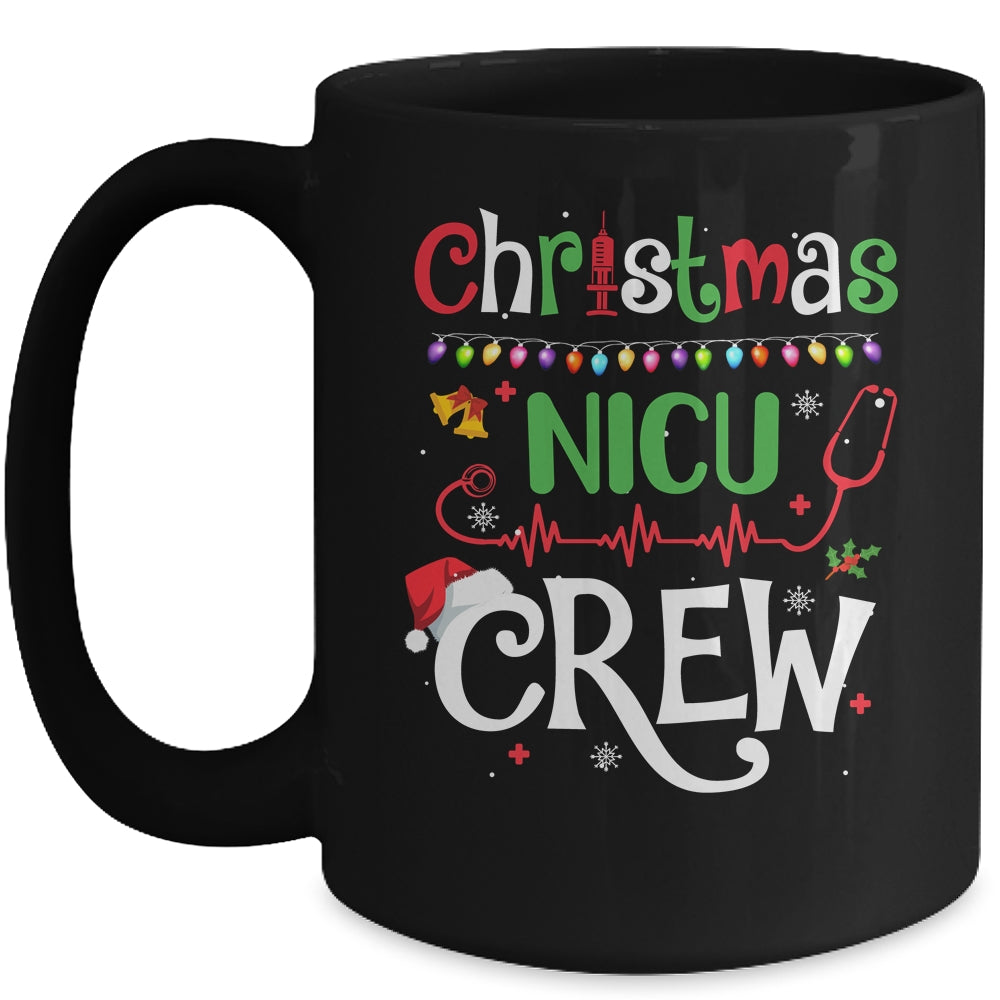 Christmas NICU Crew Nurse Doctor Tech Neonatal ICU Squad Mug | siriusteestore