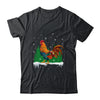 Christmas Rooster Xmas Farmer Chicken Lights Snowflakes Shirt & Sweatshirt | siriusteestore